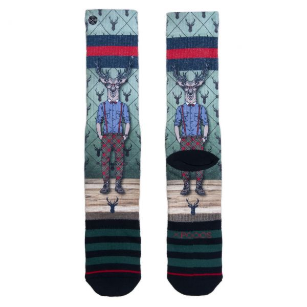 XPOOOS Socken Rudolph
