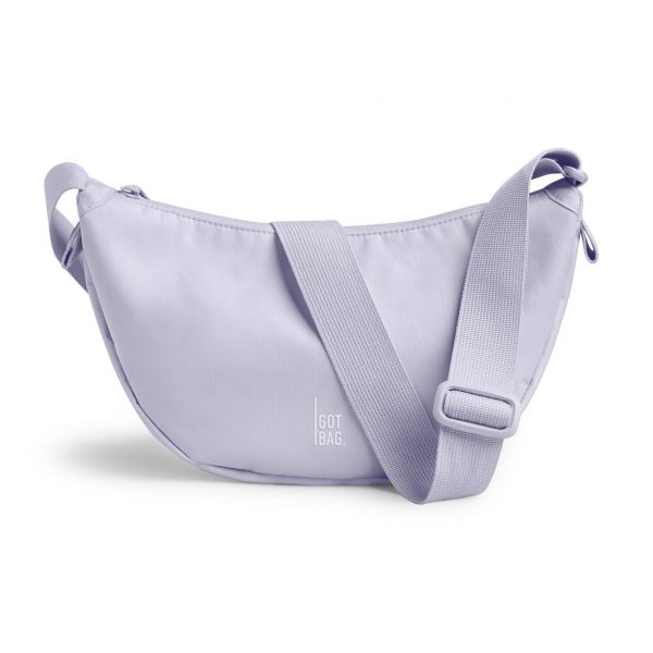 GOT BAG Moon Bag small purple coral mono front