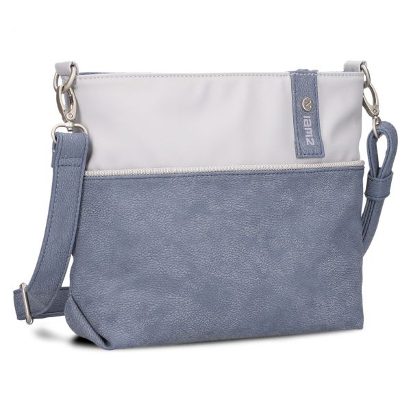 ZWEI Tasche Jana J8 nubuk sky schraeg