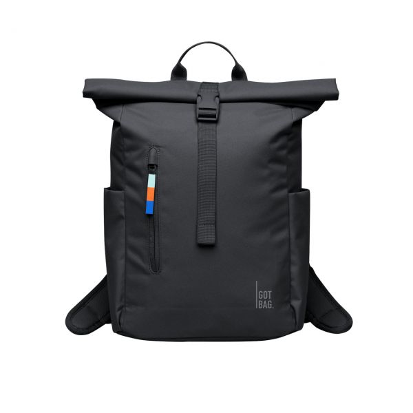 GOT BAG Rolltop easy small black front
