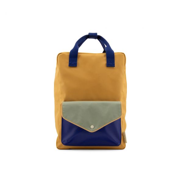 Sticky Lemon Rucksack envelope gelb front