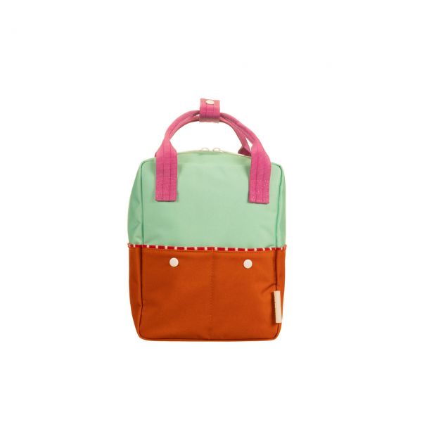 Sticky Lemon Kinder-Rucksack CB gravel orange front