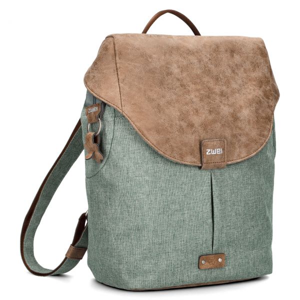 ZWEI Rucksack Olli O12 eucalyptus schraeg