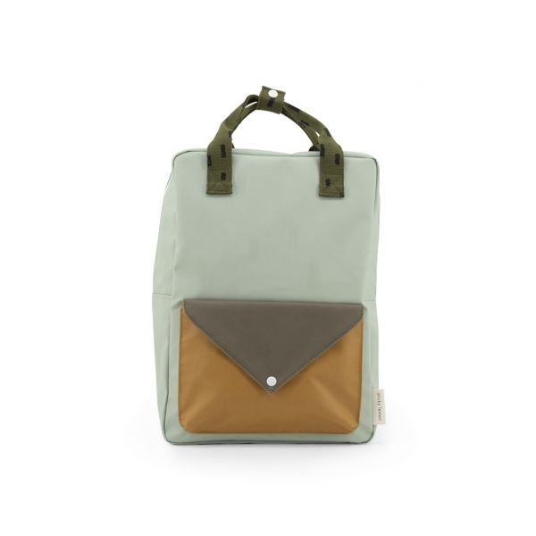 Sticky Lemon Rucksack envelope sage green