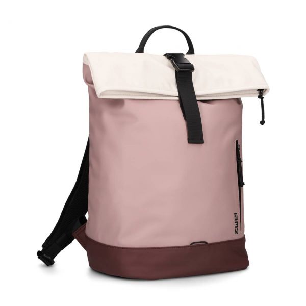 ZWEI Rucksack Cargo CAR200 weiss bordeaux schraeg