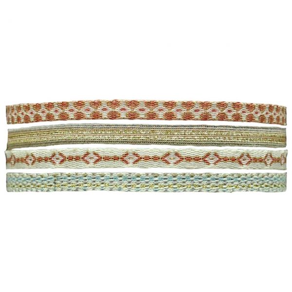 LeJu Armband MT80 4er Set lachs/mint