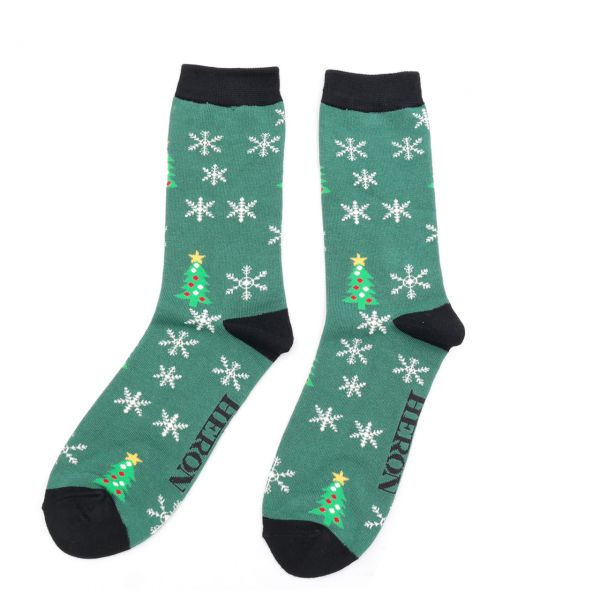 Mr. Heron Socken Weihnachtsbäume