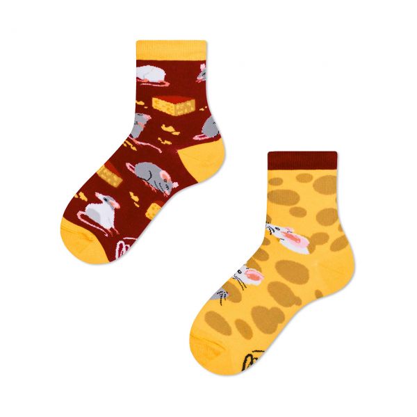 Many Mornings Kids Socken Mouse And Cheese
