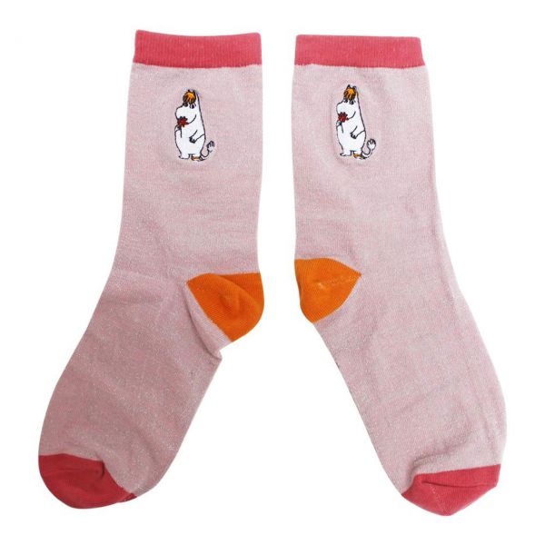 Mumins Socken Snorkfräulein rosa front